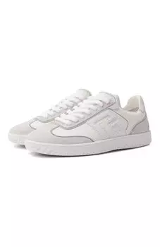 Кожаные кеды Swan Balmain