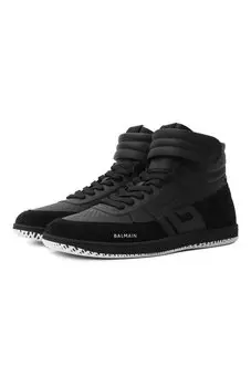 Кожаные кеды Swan Balmain