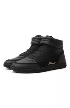 Кожаные кеды Swan Balmain
