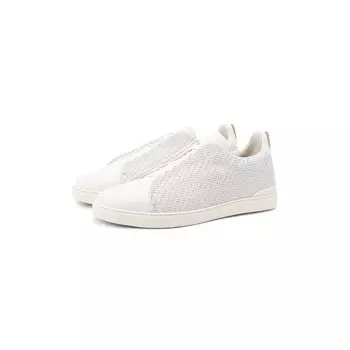 Кожаные кеды Triple Stitch Zegna Couture