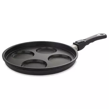 Сковорода для оладий индукционная AMT Frying Pans Titan 26см, съемная ручка