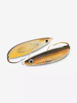 Блесна для рыбалки колеблющаяся RAPALA Rattlin' Minnow Spoon, 8см, 16гр /SBR (незацепляйка), Коричневый