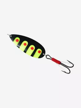 Блесна для рыбалки Kuusamo Hauki 80/22 незацепляйка, BL/R/Fye-S (колеблющаяся), Черный