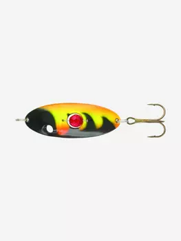 Блесна для рыбалки Kuusamo Monni 60/15 с камнем, BL/R/FYe/O-C (колеблющаяся), Черный