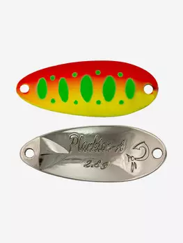 Блесна для рыбалки LureMax Plankton-A 30мм., 2,8 г., (колеблющаяся), Серебряный
