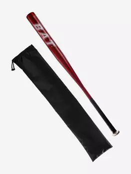 Бита бейсбольная алюминиевая Estafit красная 30" с чехлом, Красный
