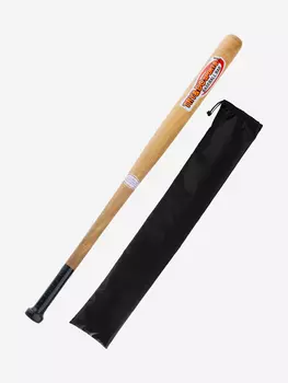 Бита бейсбольная деревянная Estafit T&D 33" светлая с чехлом, Бежевый