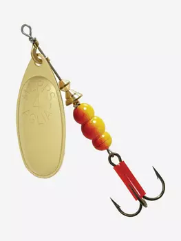 Блесна для рыбалки вертушка Mepps AGLIA 4, Gold, 1 штука, Золотой