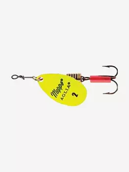 Блесна для рыбалки вертушка Mepps AGLIA FLUO, 2, Chartreuse, 1 штука, Желтый