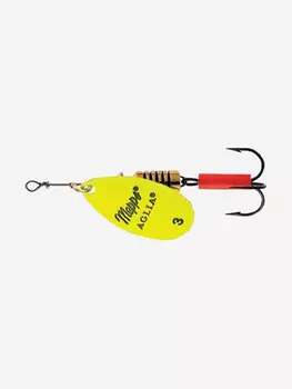 Блесна для рыбалки вертушка Mepps AGLIA FLUO, 3, Chartreuse, 1 штука, Желтый