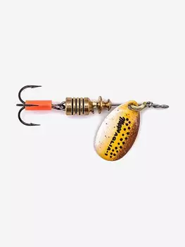 Блесна для рыбалки вертушка Mepps AGLIA FLUO, Micropigments Trout, 1, Brown, 1 штука, Коричневый