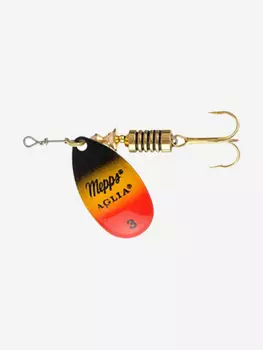 Блесна для рыбалки вертушка Mepps AGLIA FLUO, 3. Furia, 1 штука, Черный