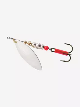 Блесна для рыбалки вертушка Mepps AGLIA LONG 3, SILVER, 1 штука, Серебряный