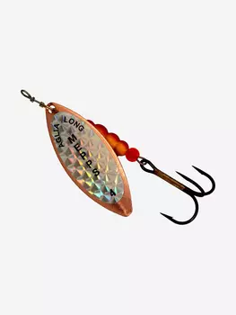 Блесна для рыбалки вертушка Mepps AGLIA LONG RAINBO, 4, Copper, 1 штука, Оранжевый