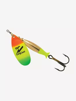 Блесна для рыбалки вертушка Mepps AGLIA LONG CAST, 5, Tiger, 1 штука, Красный