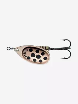 Блесна для рыбалки вертушка Mepps AGLIA PTS, 3, Copper /Black dots, 1 штука, Коричневый