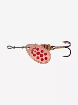 Блесна для рыбалки вертушка Mepps AGLIA PTS, 1, Copper/Red dots, 1 штука, Коричневый
