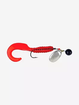 Блесна для рыбалки вертушка Mepps AGLIA SPINFLEX, 2/17g, Black/SILVER/Red, Черный