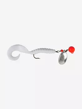 Блесна для рыбалки вертушка Mepps AGLIA SPINFLEX, 2/17g, Orange/SILVER/White, Оранжевый