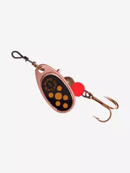 Блесна для рыбалки вертушка Mepps BLACK FURY 1, Copper/Yellow, 1 штука, Коричневый