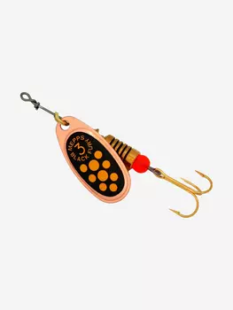 Блесна для рыбалки вертушка Mepps BLACK FURY 3, Copper/Yellow, 1 штука, Коричневый