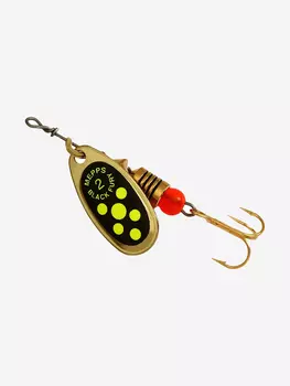 Блесна для рыбалки вертушка Mepps BLACK FURY 2, Gold/Chartreuse, 1 штука, Золотой