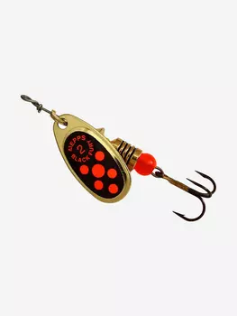 Блесна для рыбалки вертушка Mepps BLACK FURY 2, Gold/Orange, 1 штука, Золотой