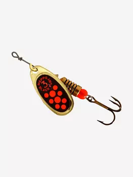 Блесна для рыбалки вертушка Mepps BLACK FURY 3, Gold/Orange, 1 штука, Золотой