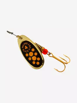 Блесна для рыбалки вертушка Mepps BLACK FURY 4, Gold/Yellow, 1 штука, Золотой