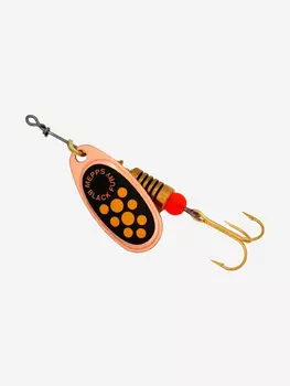 Блесна для рыбалки вертушка Mepps BLACK FURY 00, Copper/Yellow, 1 штука, Коричневый