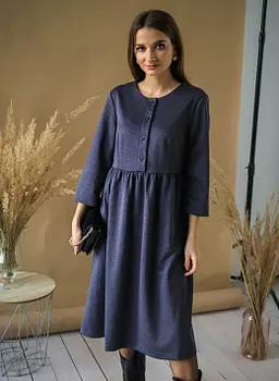 Платье однотонное 02, КАЛЯЕВ