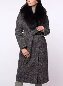 Пальто зимнее прямое шерстяное 92, КАЛЯЕВ