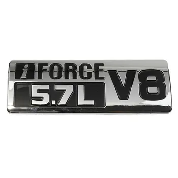 Автомобильный ABS IFORCE 5.7L V8, логотип, эмблема, наклейки, наклейки для Tundra Prado Tacoma Land Cruiser, аксессуары для стайлинга 1