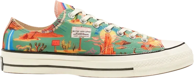 Кроссовки Converse Chuck 70 Low Twisted Resort - UFO Crash Site, разноцветный
