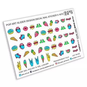 BPW.STYLE Слайдер-дизайн Pop Art 11