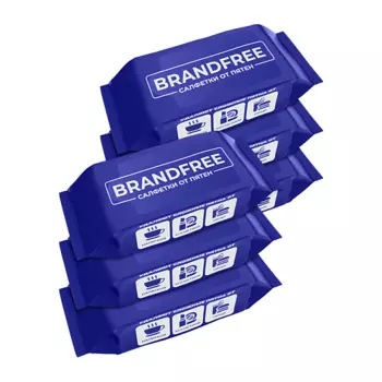BRANDFREE Влажные салфетки для удаления пятен, 68 (48 шт.)
