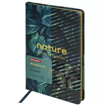 BRAUBERG Блокнот А5 VISTA Nature 80 листов