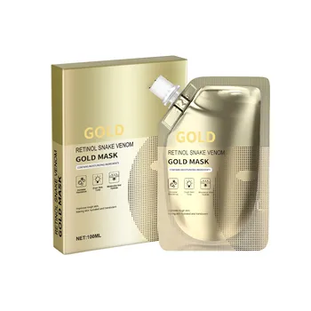 Ретиноловая змея V Enom Gold Маска для лица Очищающая кожа Омолаживающая и увлажняющая маска для лица жёлтый
