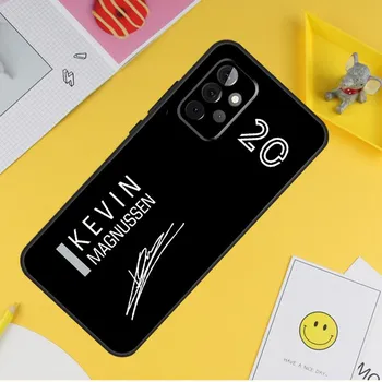 Чехол Кевин Магнуссен F1 для Samsung Galaxy A55 A35 A25 A15 A51 A71 A12 A32 A52 A13 A33 A53 A14 A34 A54 Samsung A52S 5G