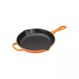 Сковорода-гриль 26см Le Creuset чугун, оранжевый, для индукции, духовки (Flame)