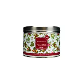 Свеча в жестяной банке с крышкой с 3 фитил. Portmeirion "Помона.Вишня" 13см