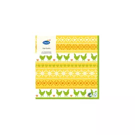 Салфетки 3сл 33х33см EASTER KNIT