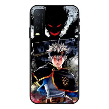 Чехол для телефона Cool Clover Anime Asta для VIVO Y95 Y93 Y31 Y20 V19 V17 V15 Pro X60 NEX, мягкий черный чехол для телефона VIVO Y95
