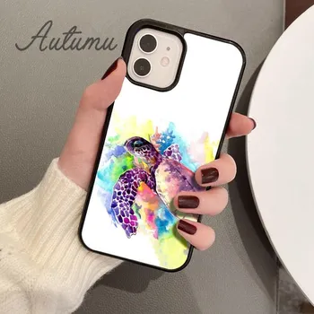 Милый чехол для телефона с морской черепахой для iPhone 11 12 13 14 Pro Max mini X XR XS SE 2020 6 7 8 Plus Samsung Galaxy S21 S22 чехол iPhone 6plus