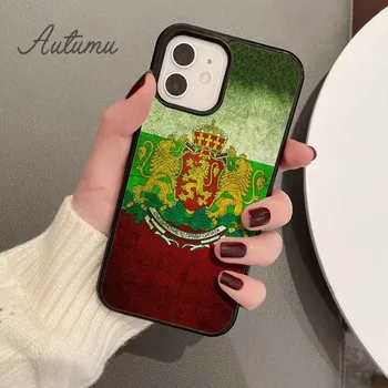 Чехол для телефона с изображением флага Болгарии маслом для iPhone 11 12 13 14 Pro Max mini XR XS SE 2020 6S 7 8 Plus Samsung Galaxy S21 S22 iPhone 6plus