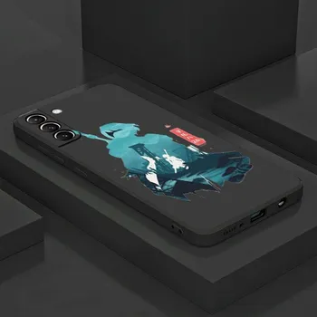 Чехол с рисунком аниме Genshin Impact для Samsung Galaxy S20 S22 Ultra S21 FE S10 S9 Plus Note 20 10 Lite 9, мягкий чехол для телефона Samsung S22 Ultra 5G