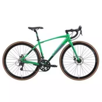 Велосипед шоссейный Stark Peloton 28", зеленый/черный, серый, 2024, HQ-0014154