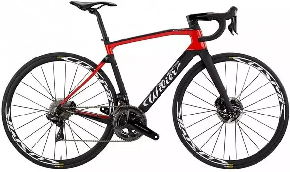 Велосипед шоссейный Wilier 110NDR Disc Dura Ace Di2 Ksyrium SL Disc, 2023, E909DUDI2BLACKRED