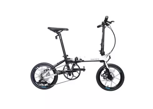 Велосипед складной Dahon K3 PLUS BLACK/WHITE, 2022, VG17017
