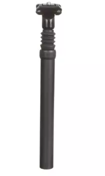 Велоштырь подседельный Zoom SPS-C372, с амортизацией, 31,6*350, черный, с зажимом, Х99039